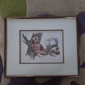 Framed Native American Art Print